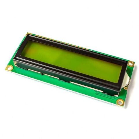 16x2 LCD Display Module with I2C Backpack (Green Backlight, 5V)