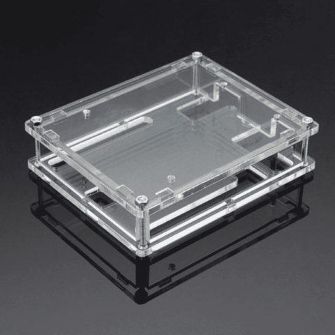 Transparent Gloss Acrylic Enclosure Case for Arduino Uno R3