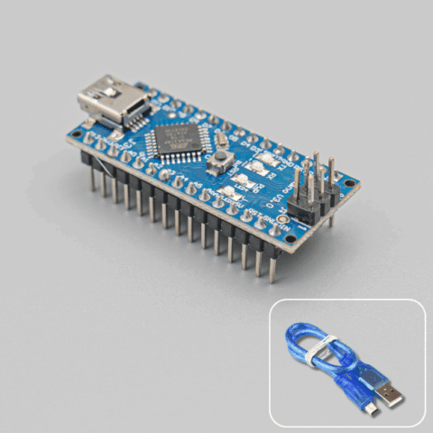 Arduino Nano V3 Development Board (ATmega328P) with USB Cable