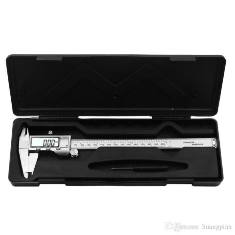 Digital Vernier Caliper 6–8 Inch (150–200mm) Stainless Steel Electronic Measuring Tool