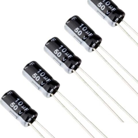 10uF 50v Electrolytic Capacitors (Pack of 10)