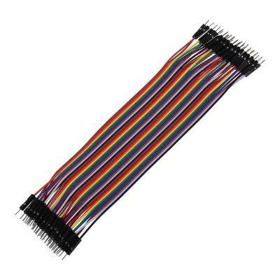 Male to Male jumper wires 40pcs-20cm | Oku Electronics