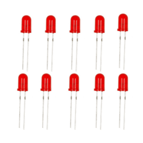 5mm Red LEDs - Pack of 10