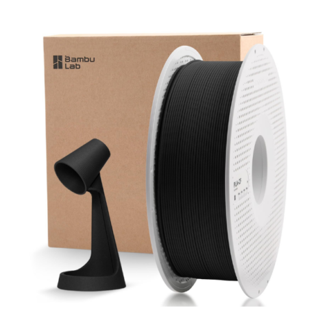 Bambu Lab PLA Basic 3D Printing Filament – Black, 1.75mm, 1kg Spool