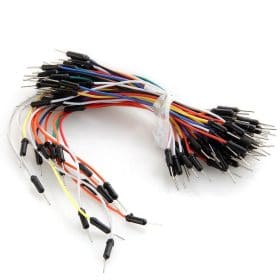 65‑Piece Flexible Breadboard Jumper Wires (Male‑to‑Male)