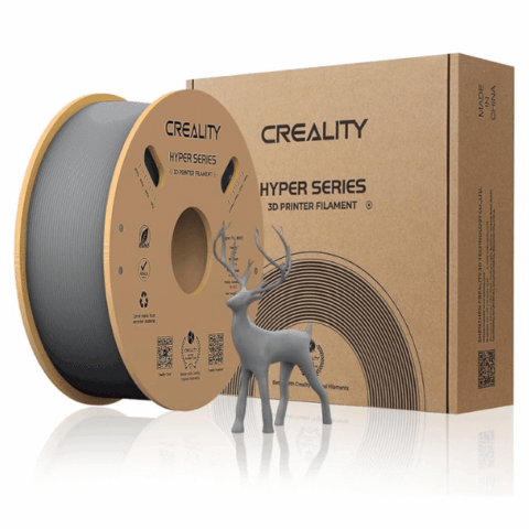 Creality PLA 3D Printing Filament – Grey, 1.75mm, 1kg Spool