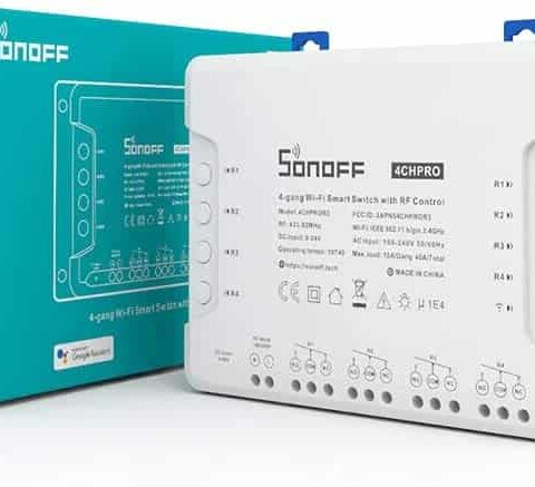 Sonoff 4CH R3 4 Channels Smart Switch Support Google/Smart Home Automation 10A