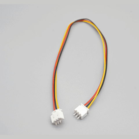 XH2.54mm 3-Pin JST Female to Female Connector with Male Connectors - 25 cm Length