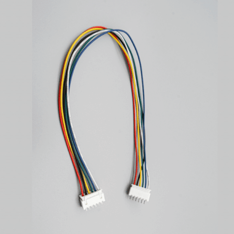 XH2.54mm 6-Pin JST Female to Female Connector with Male Connectors - 25 cm Length