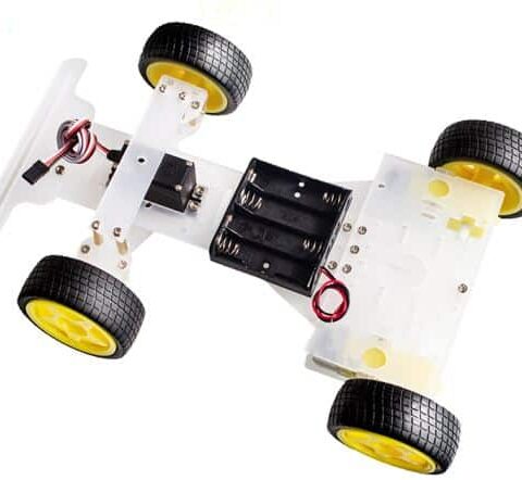 4 WD Single Layer Smart Car Chassis kit