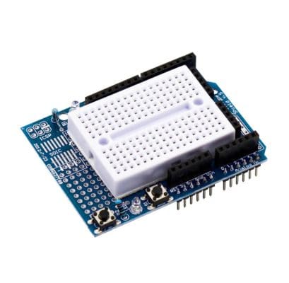 Arduino Uno Shield with 170-Point Breadboard