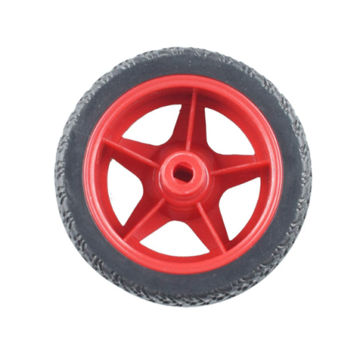 65mm Red Robot Smart Car Wheel - Image 2