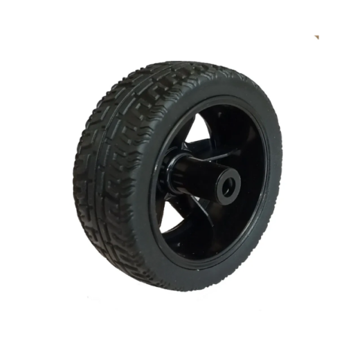 65mm Black Robot Smart Car Wheel - Image 2