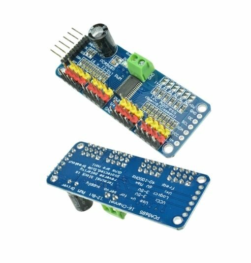 Produktbild von PCA9685 16-Kanal 12-Bit PWM Servo Treiber – I2C – Für Arduino & Raspberry Pi – NEU