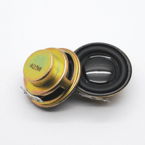 3W 4 Ohm 40mm Dia Aluminum Internal Magnet Speaker