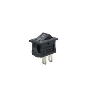 2Pin SPST Mini Boat Rocker Switch 3A 250V Black