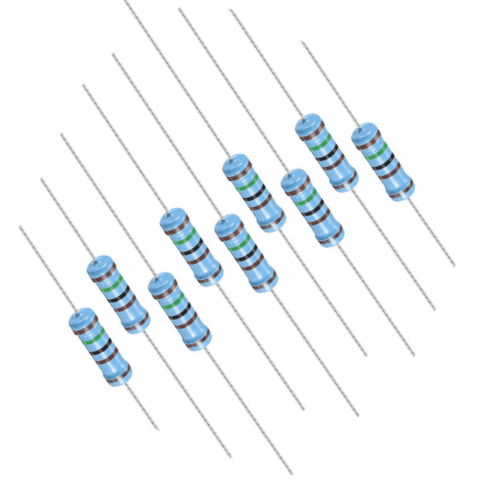 10KΩ 1/2W Metal Film Resistors (Pack of 10)