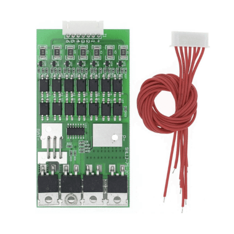 7S 24V 20A Li-ion Battery BMS Protection Board - Balancing for 18650 Cells