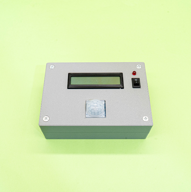 Project Enclosure for Arduino Uno, 16×2 LCD, and PIR Motion Sensor Grey Color - Image 2