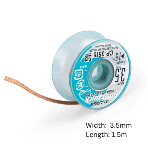 CP-3515 Solder Wick - Desoldering Wire for Precision Solder Removal
