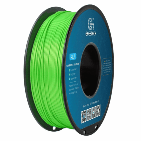 Geeetech PLA 3D Printing Filament - Green, 1.75mm, 1kg Spool