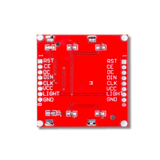 Red Nokia 5110 84x48 LCD Shield Module with Blue Backlight - Image 3