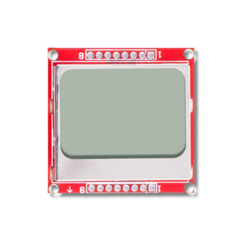 Red Nokia 5110 84x48 LCD Shield Module with Blue Backlight