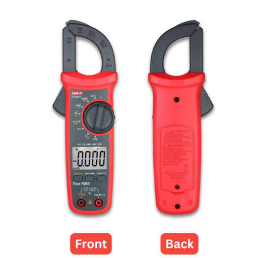 UT201 LCD Digital Clamp Multimeter – Ohm, DC/AC Current, and Voltmeter - Image 3