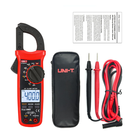 UT201 LCD Digital Clamp Multimeter – Ohm, DC/AC Current, and Voltmeter - Image 2