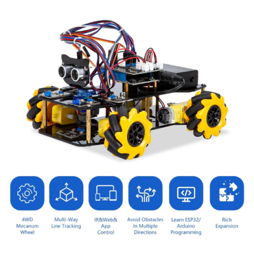 ACEBOTT ESP32 Smart Car Starter Kit – The Ultimate IoT Robotics Learning Kit - Image 5