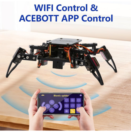 ACEBOTT ESP8266 Quadruped Bionic Spider Robot Kit - Image 2