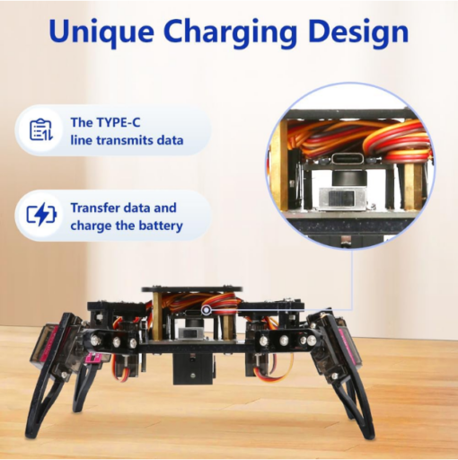 ACEBOTT ESP8266 Quadruped Bionic Spider Robot Kit - Image 3