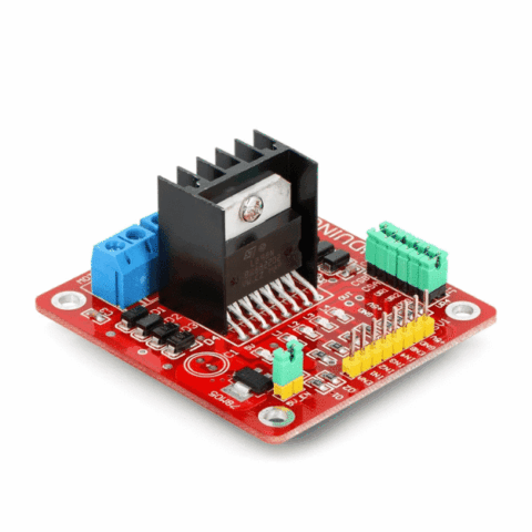 L298N Dual H-Bridge DC & Stepper Motor Driver Module