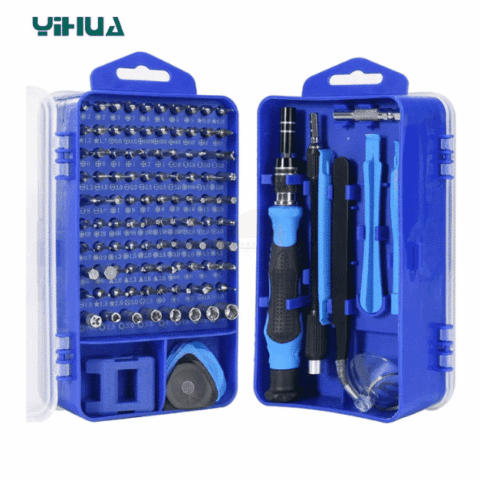 YIHUA 115-in-1 Precision Screwdriver Set – Multi-Bit Repair Toolkit
