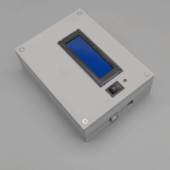 Enclosure for 20×4 LCD, Arduino Uno, and SPDT Rocker Switch – 160×120×47mm