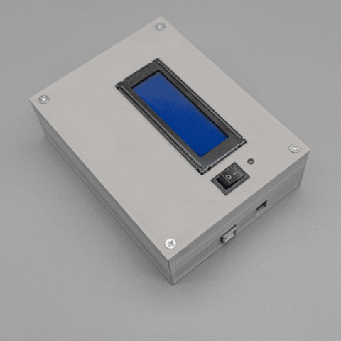 Project Enclosure for 20×4 LCD, Arduino Uno, and SPDT Rocker Switch – 160×120×47mm