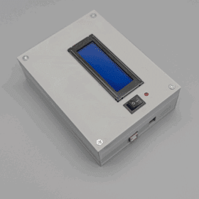 Enclosure for 20×4 LCD, Arduino Uno, and SPDT Rocker Switch – 160×120×47mm