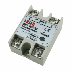 SSR‑100DA Solid State Relay (100A, DC Control → AC Load)