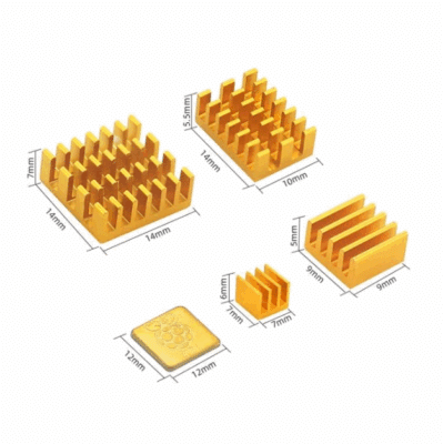5-in-1 Pure Copper Heatsink Kit for Raspberry Pi 4B