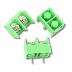 KF7.62 / KF7620 2-Pin Barrier Terminal Block (Green)