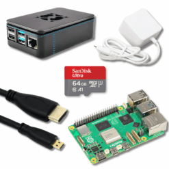 Raspberry Pi 4 Model B Starter Kit (8GB RAM + 64GB MicroSD)