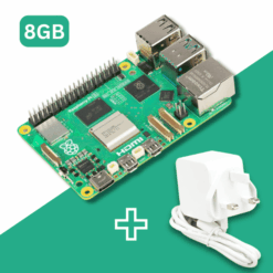 Raspberry Pi 5 Model 8GB with Official 27W USB-C PD Power Supply