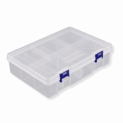 Two-Layer Storage Box (23.4 × 16.8 × 6.2 cm)
