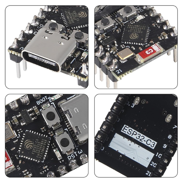 ESP32-C3 4M Development Board with Soldered Headers - Image 3