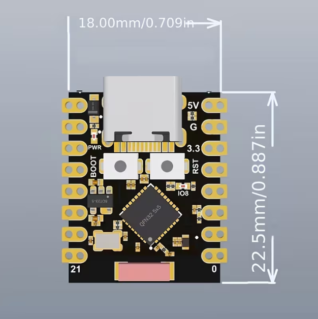 ESP32-C6 SuperMini Development Board - Image 3