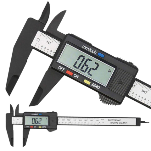 0–150mm Plastic Digital Display Vernier Caliper with Storage Box (Battery Included)