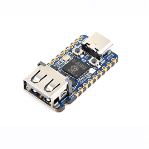 Waveshare RP2350-USB-A Mini Development Board (RP2350A Dual-Core, Dual-Architecture, USB Type-A)