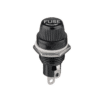 Black 5×30mm Panel Mount Fuse Holder 10A 250V