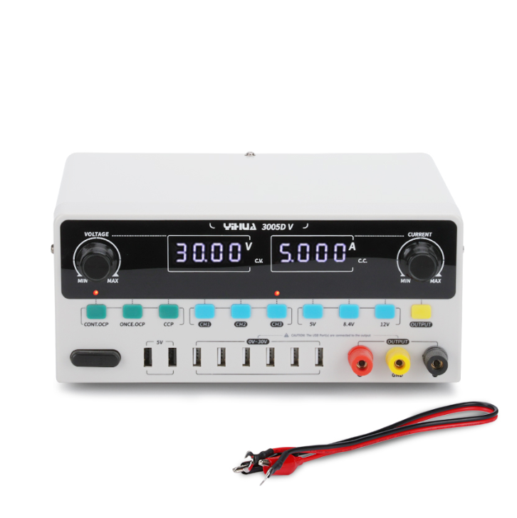 YIHUA 3010D-V PRO 30V 10A 300W Digital DC Bench Power Supply with USB-C PD 65W & Memory Presets