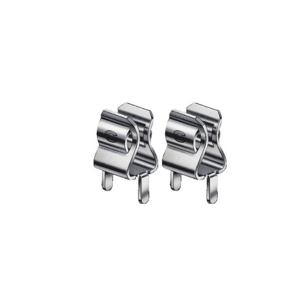 6×30mm PCB Mount Fuse Holder Clips – 0.5mm Metal Contact, 1 Pair